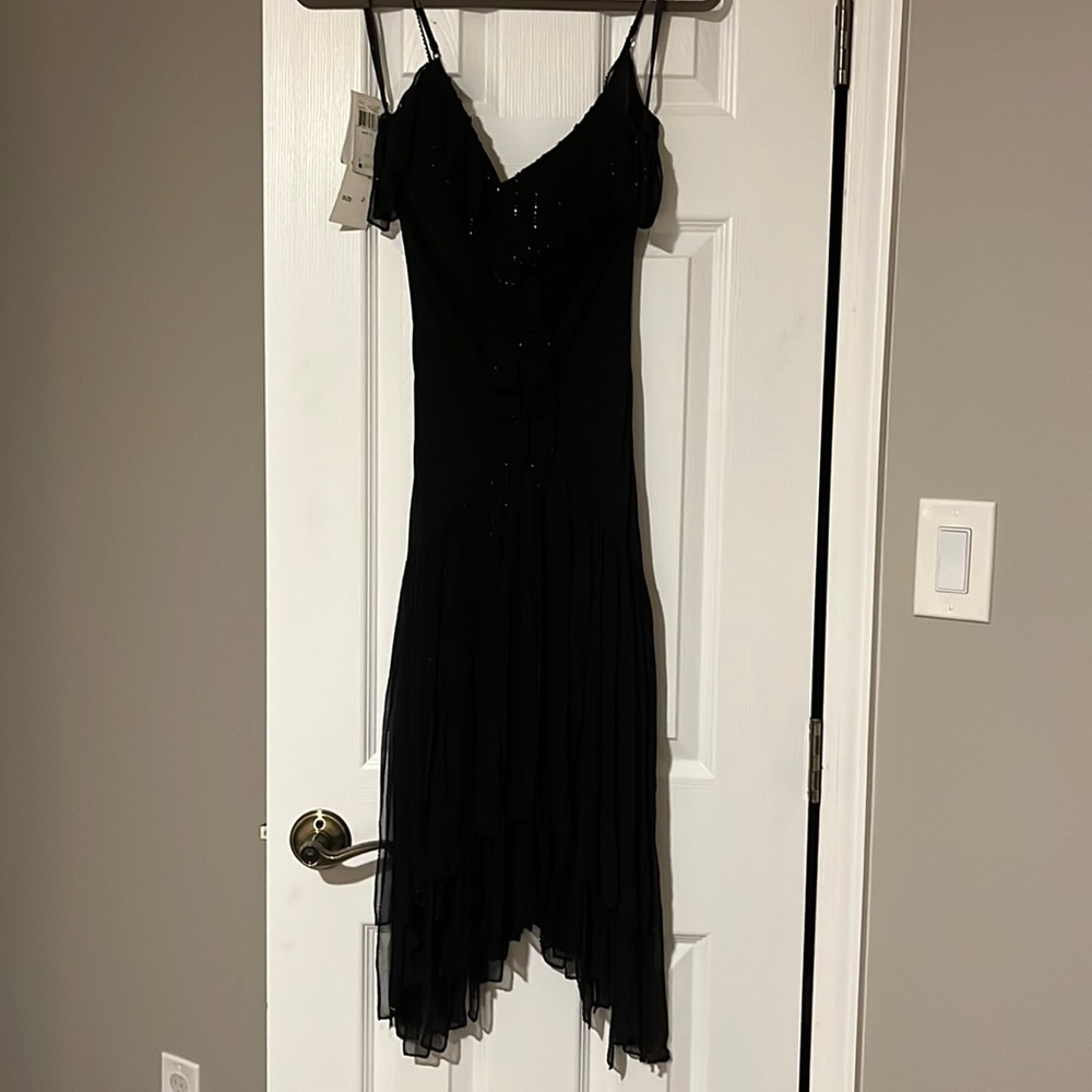 Black cocktail dress Sue Wong size 2 new with tags